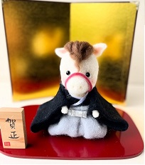 フェルト干支のへび見本写真