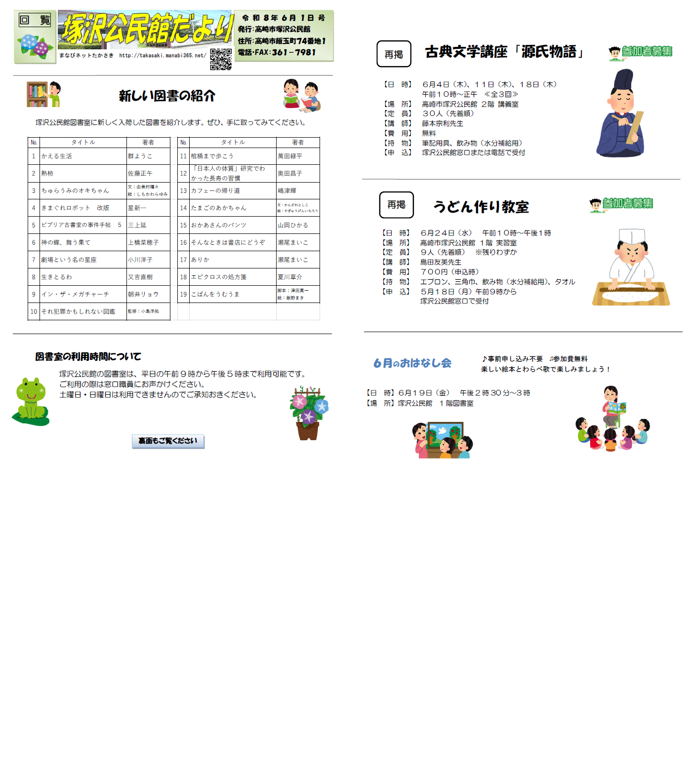 塚沢公民館案内図