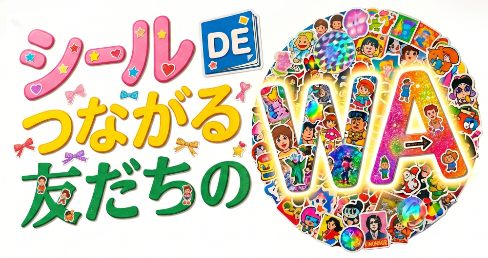 シールDEつながる友だちのWA