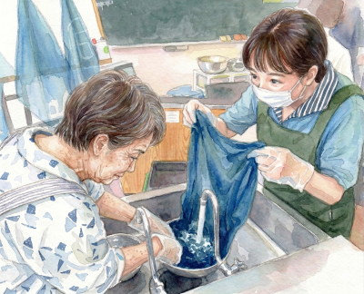 R5藍染エコバッグ見本