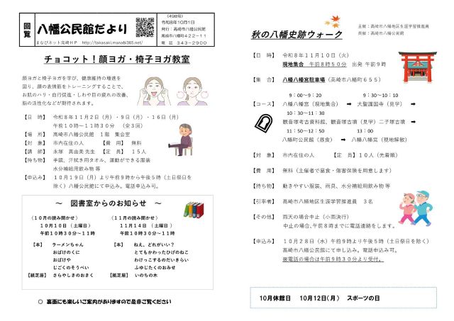 八幡公民館案内図