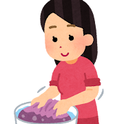 藍染体験イラスト