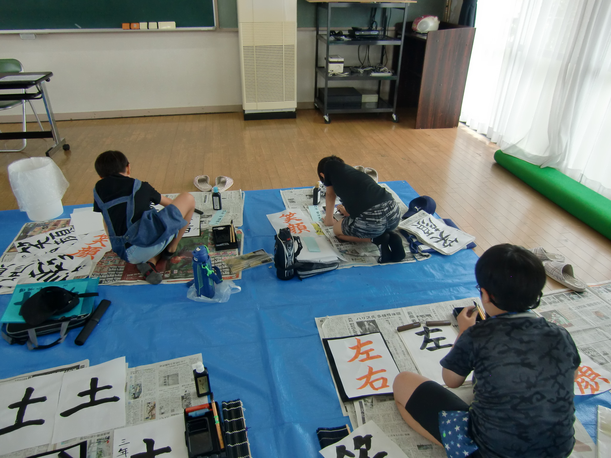 冬休み子ども書道教室