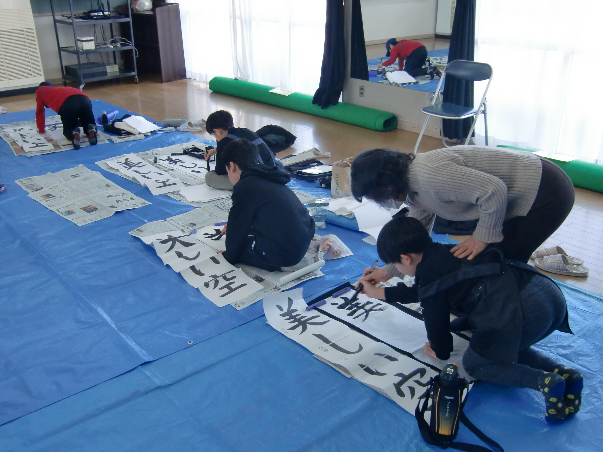 冬休み子ども書道教室