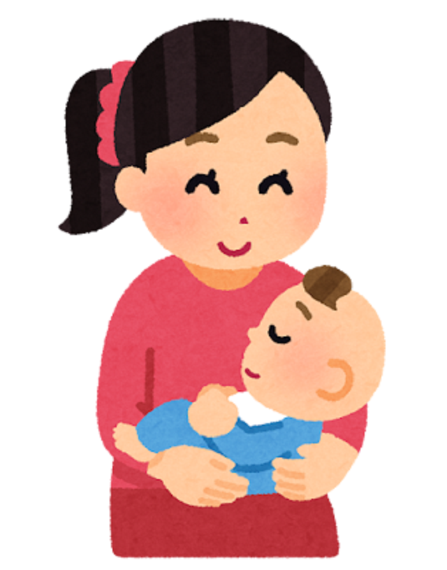 親子ふれあいイラスト